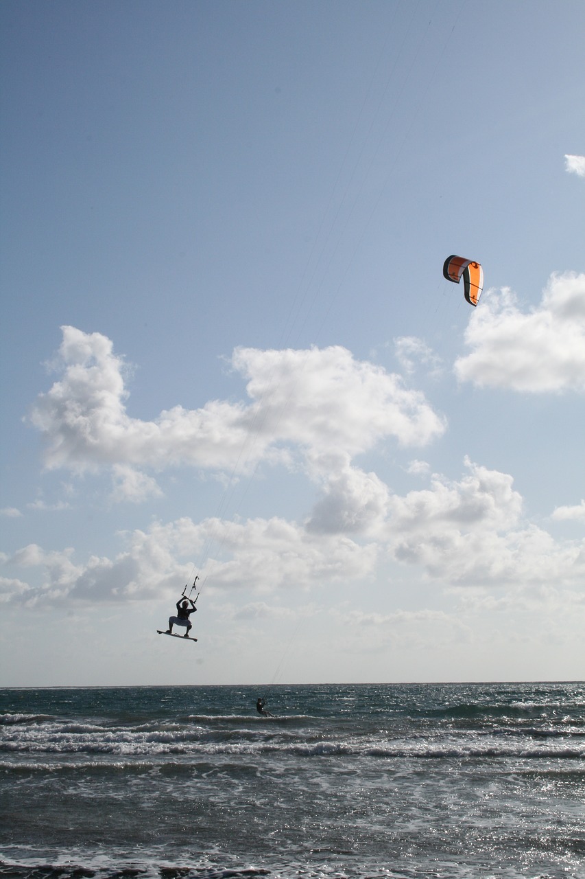 Image - kite surfing sea wind sport