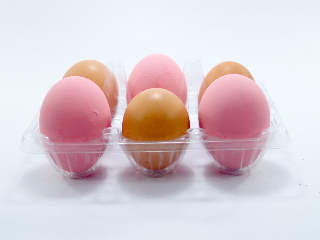 Image - egg pink market eggshell