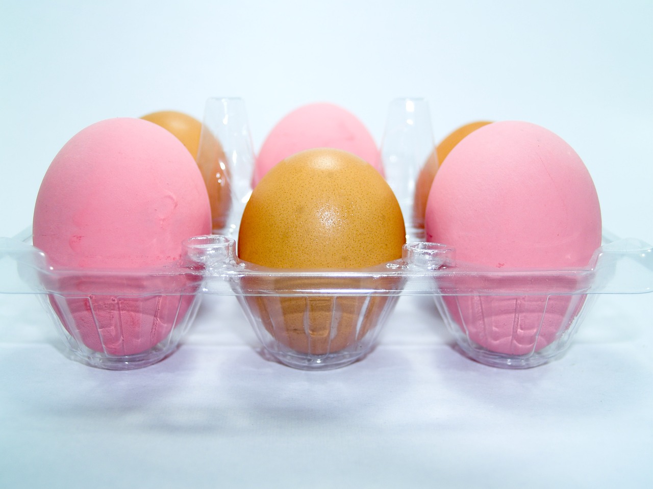 Image - egg pink market eggshell