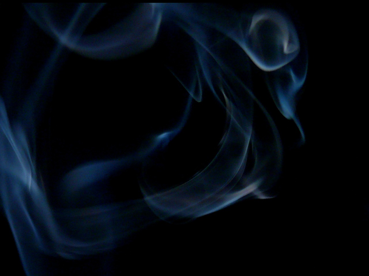 Image - smoke cigarette fire black blue