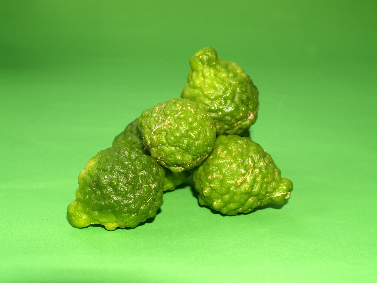 Image - bergamot fruit leaf isolated