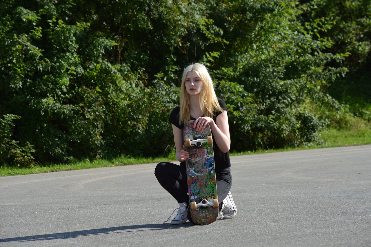 Image - woman young sport of course active