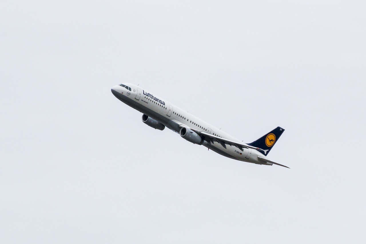 Image - aircraft fly sky flyer clouds
