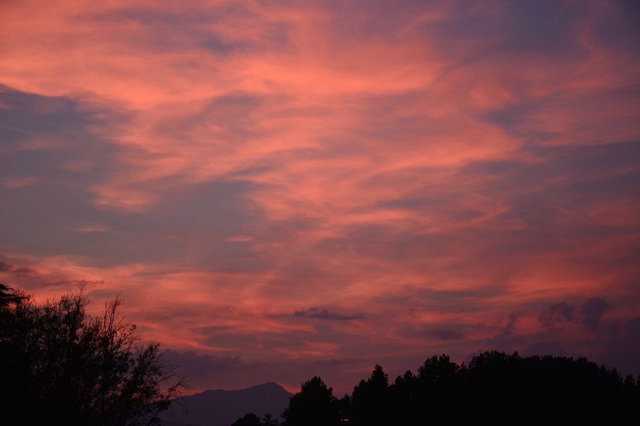 Image - sunset lucca tuscany sky colors