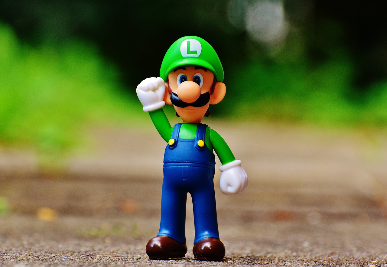 Image - luigi figure play nintendo super