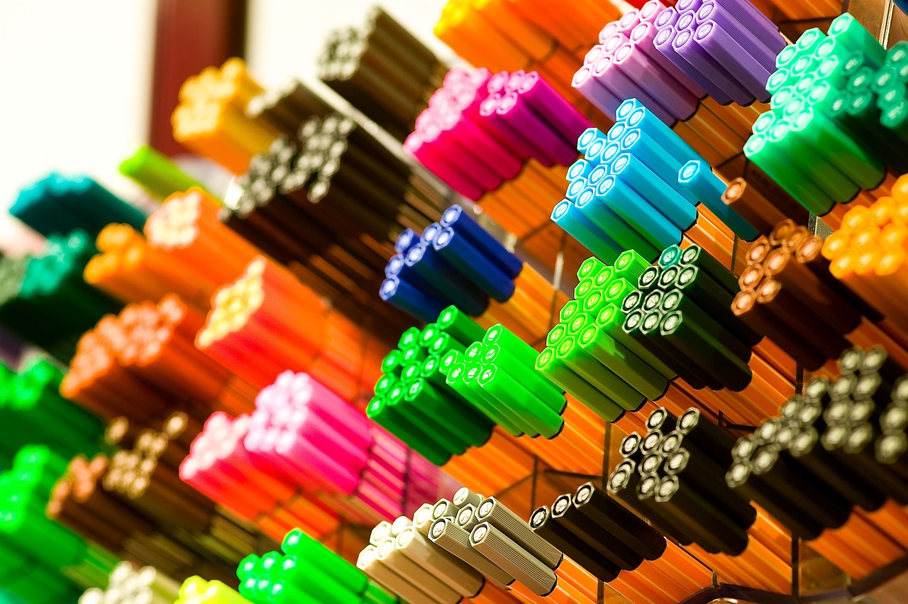 Image - back to school colorful pens