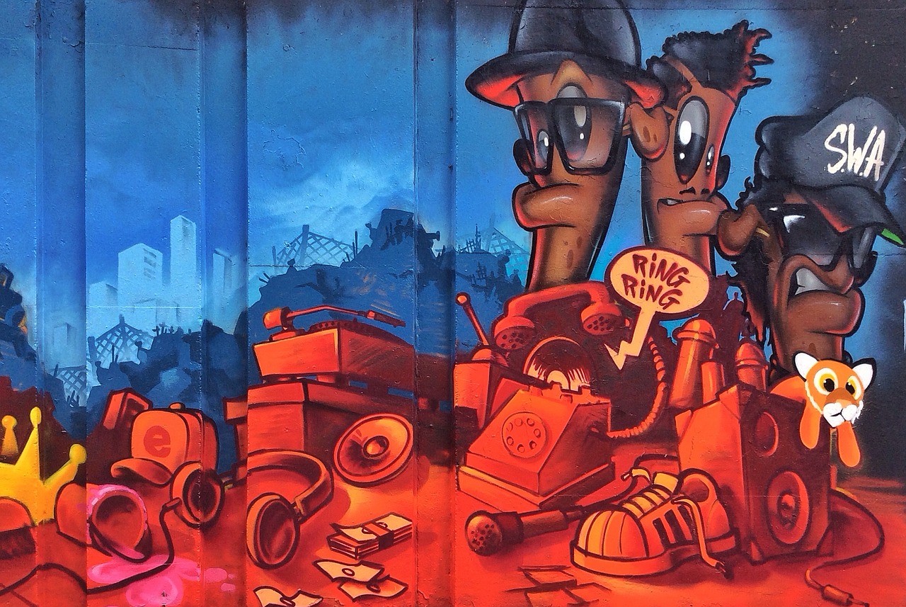 Image - graffiti painting art cartoon