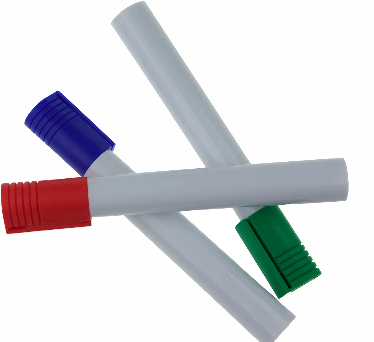 Image - markers red blue green