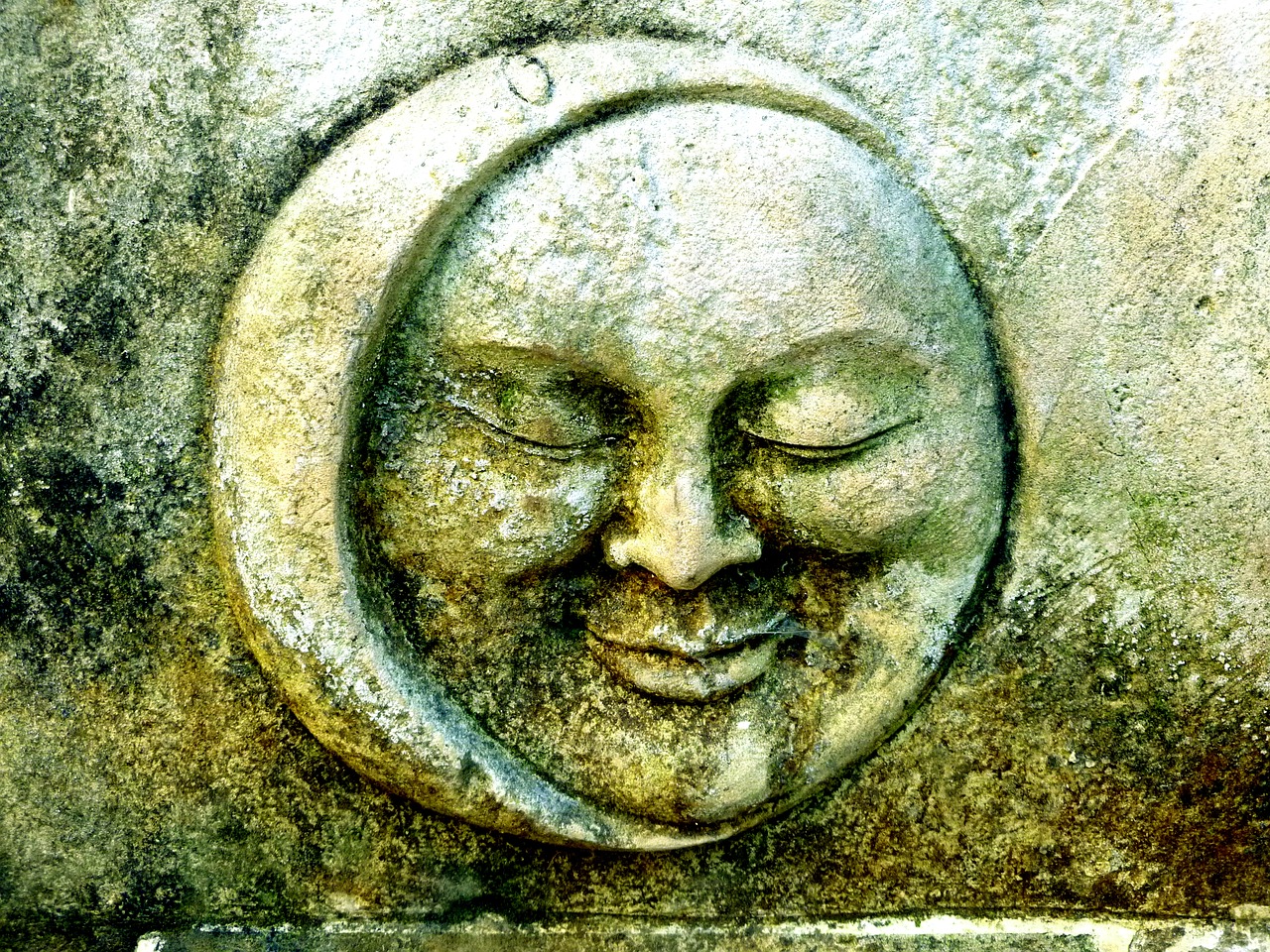 Image - moon sun and moon stone icon images