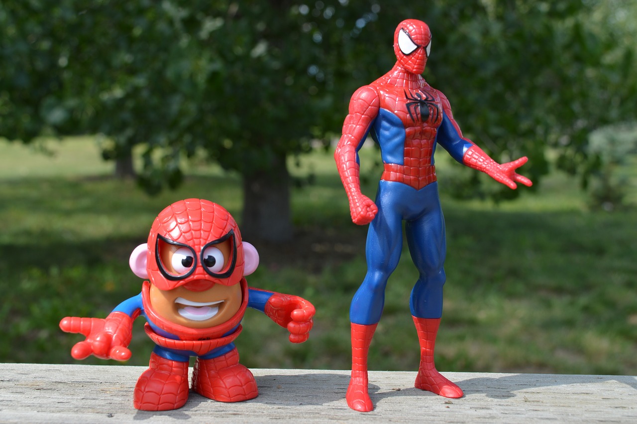 Image - spiderman potato head superhero