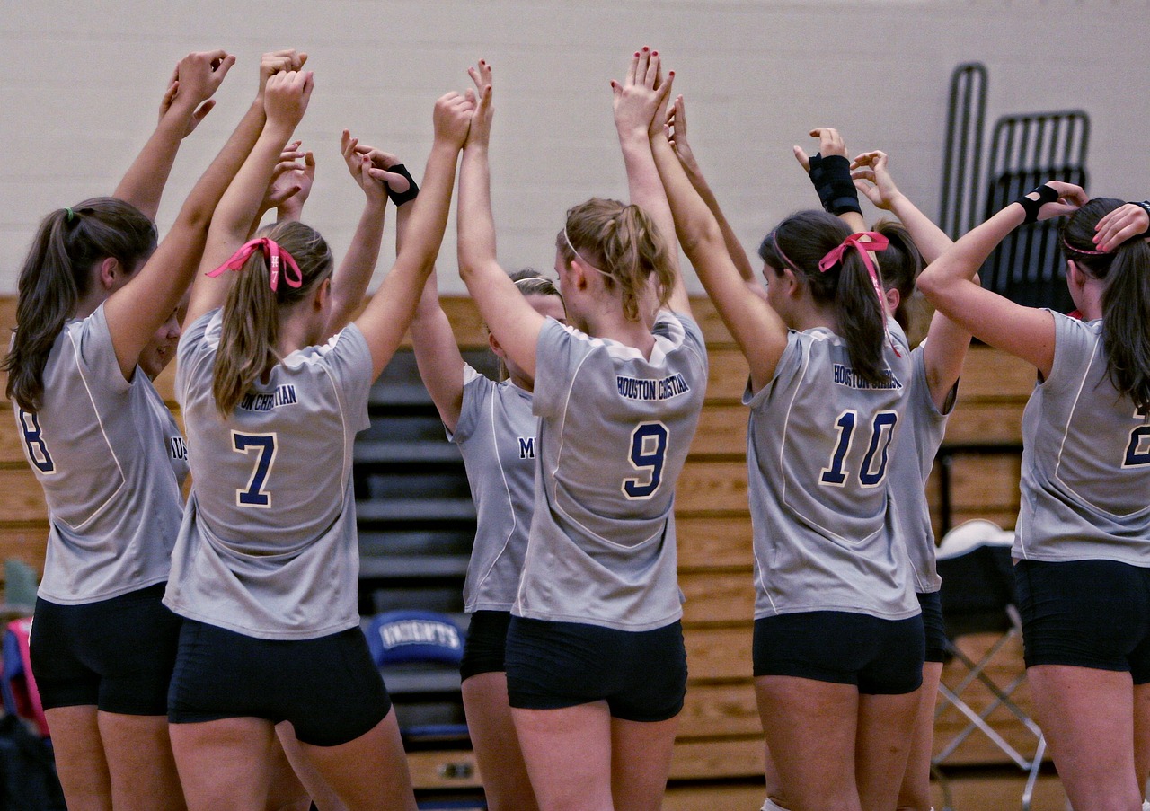 Image - volleyball team girls players