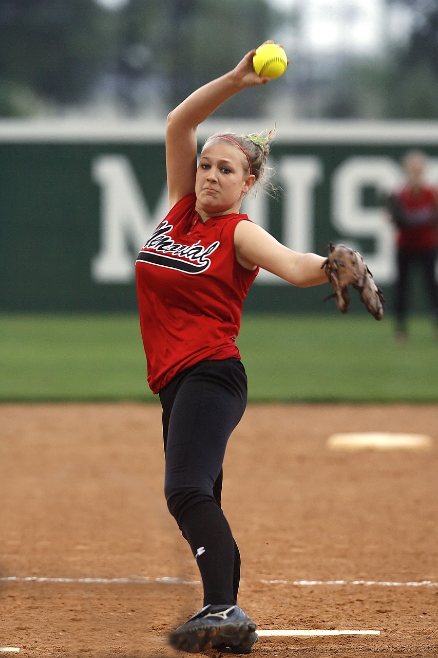 Image - softball pitcher female action