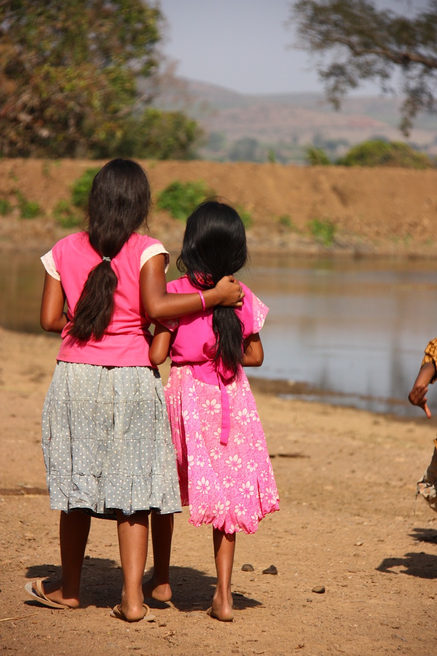 Image - india karnataka girl village