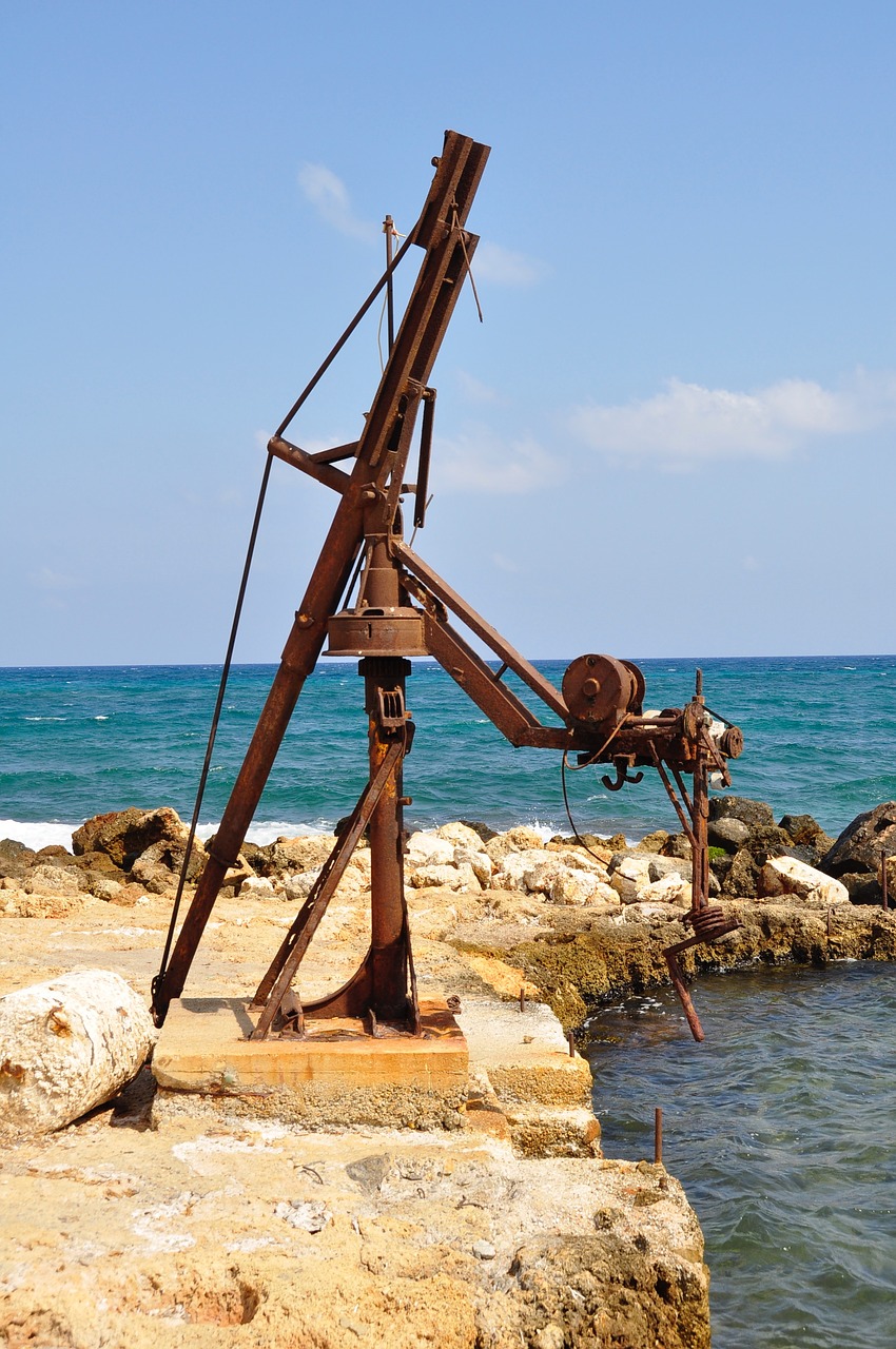 Image - art sea water crete rocks