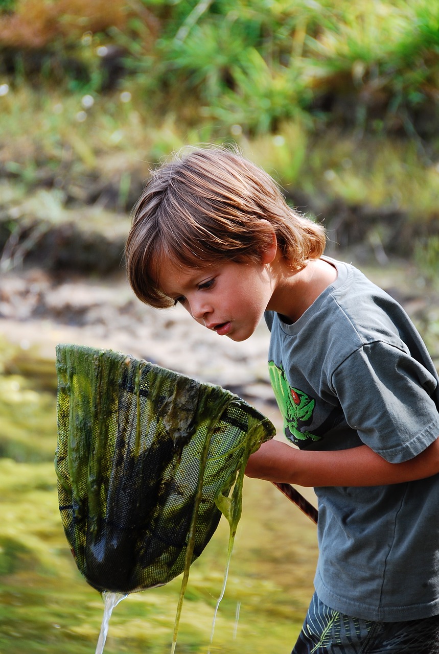 Image - fish river boy water landscape