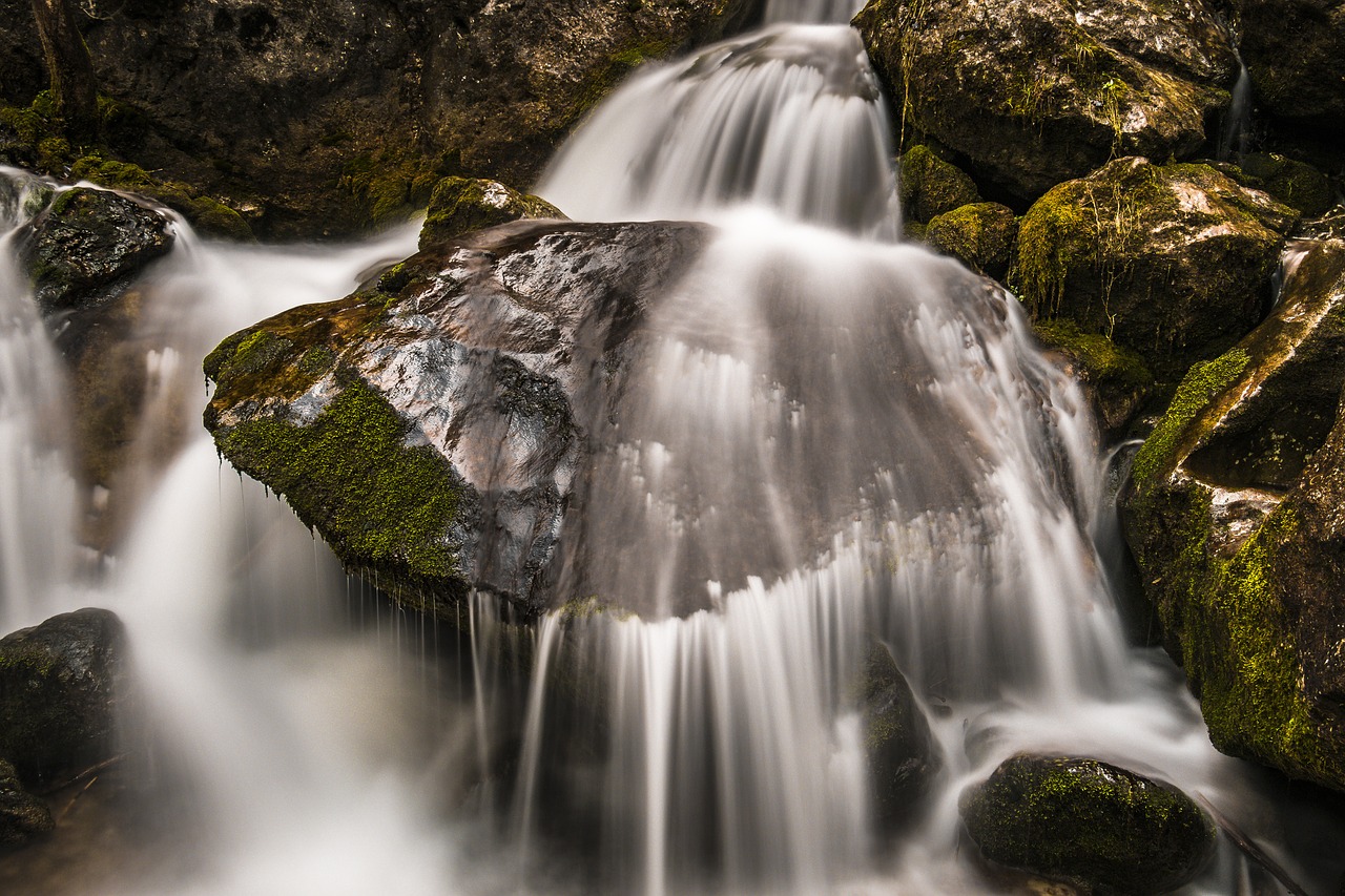 Image - water bach river waterfall nature