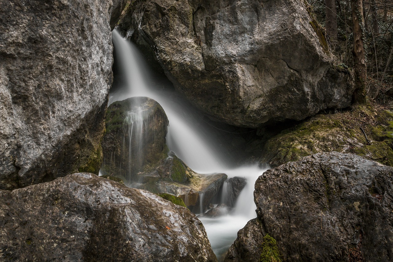 Image - water bach river waterfall nature