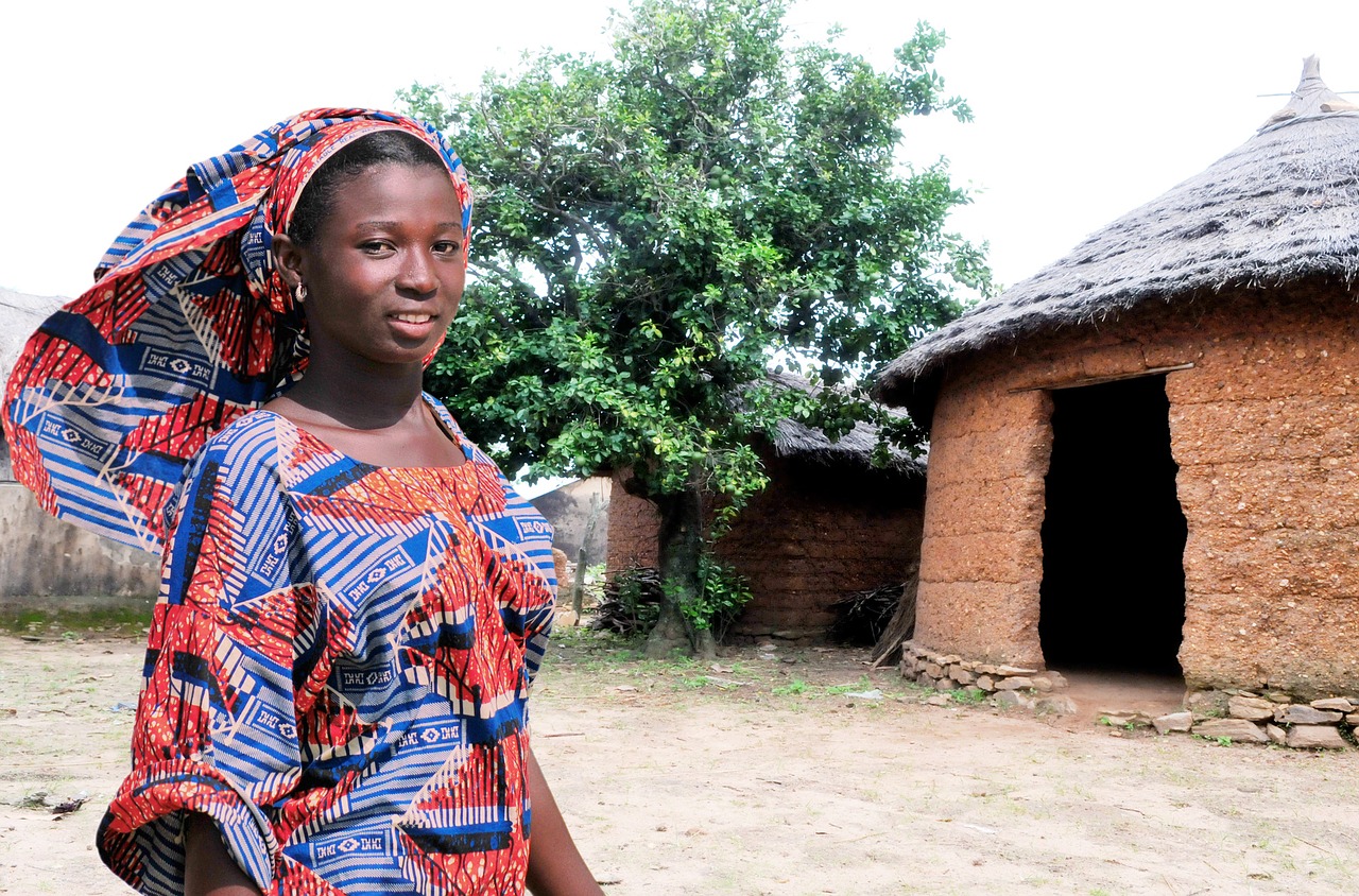 Image - woman africa village togo portrait