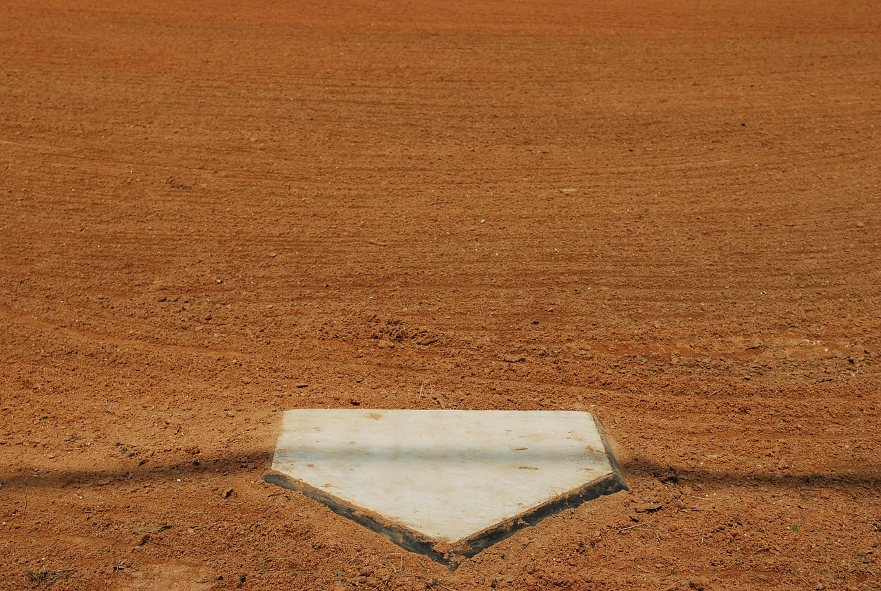 Image - home plate ball baseball field