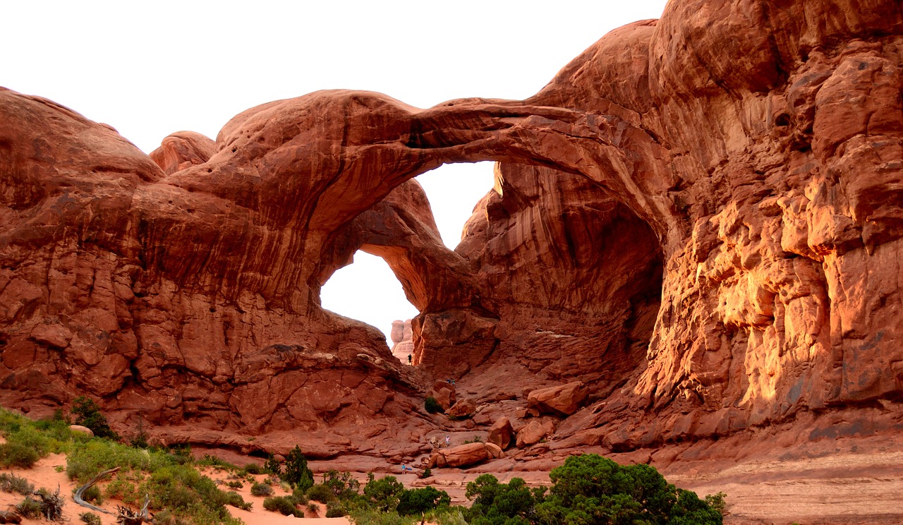 Image - arches double arch red rock