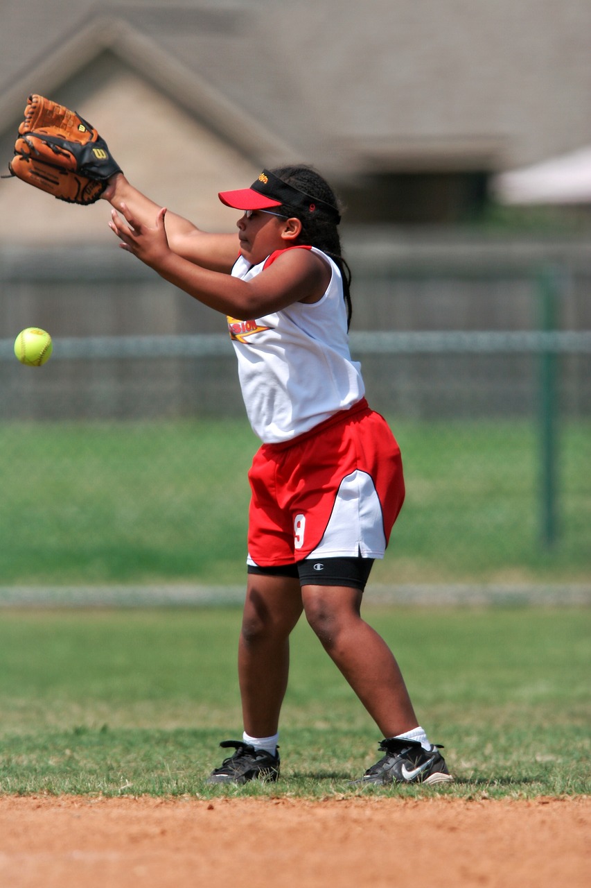 Image - softball player female game