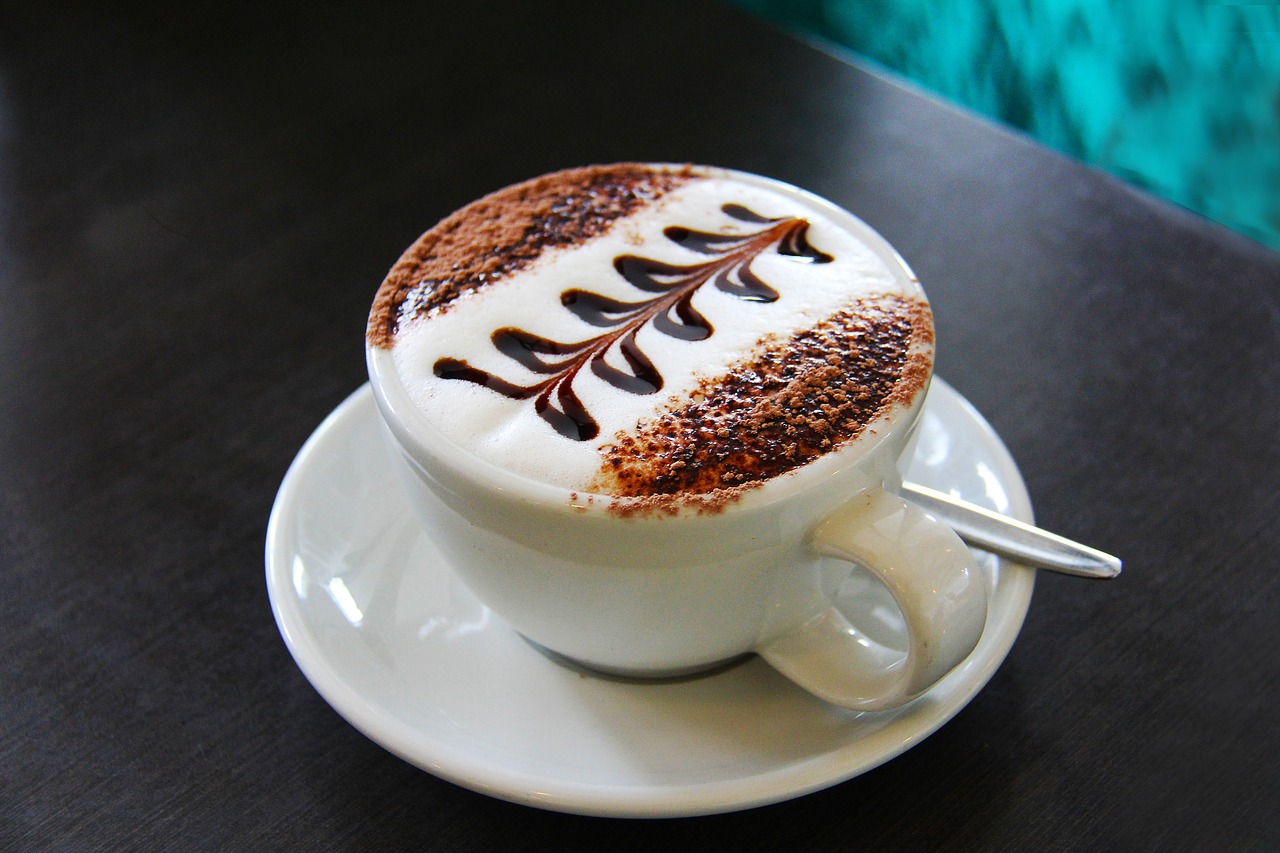 Image - latte cappuccino flat white milk