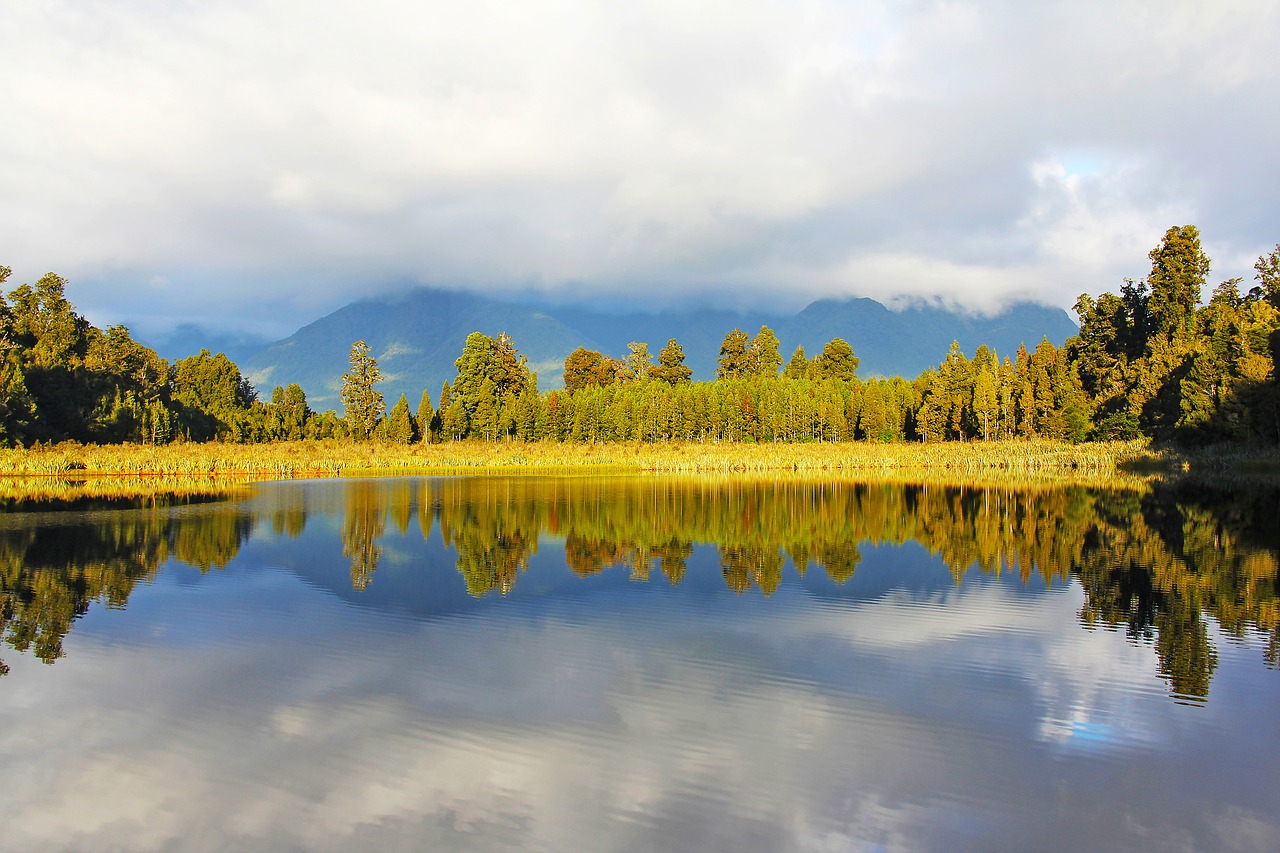 Image - lake lake matheson breathtaking