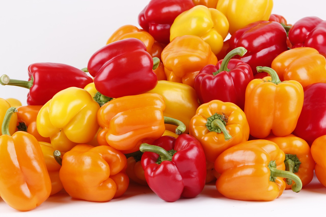 Image - paprika red paprika green peppers