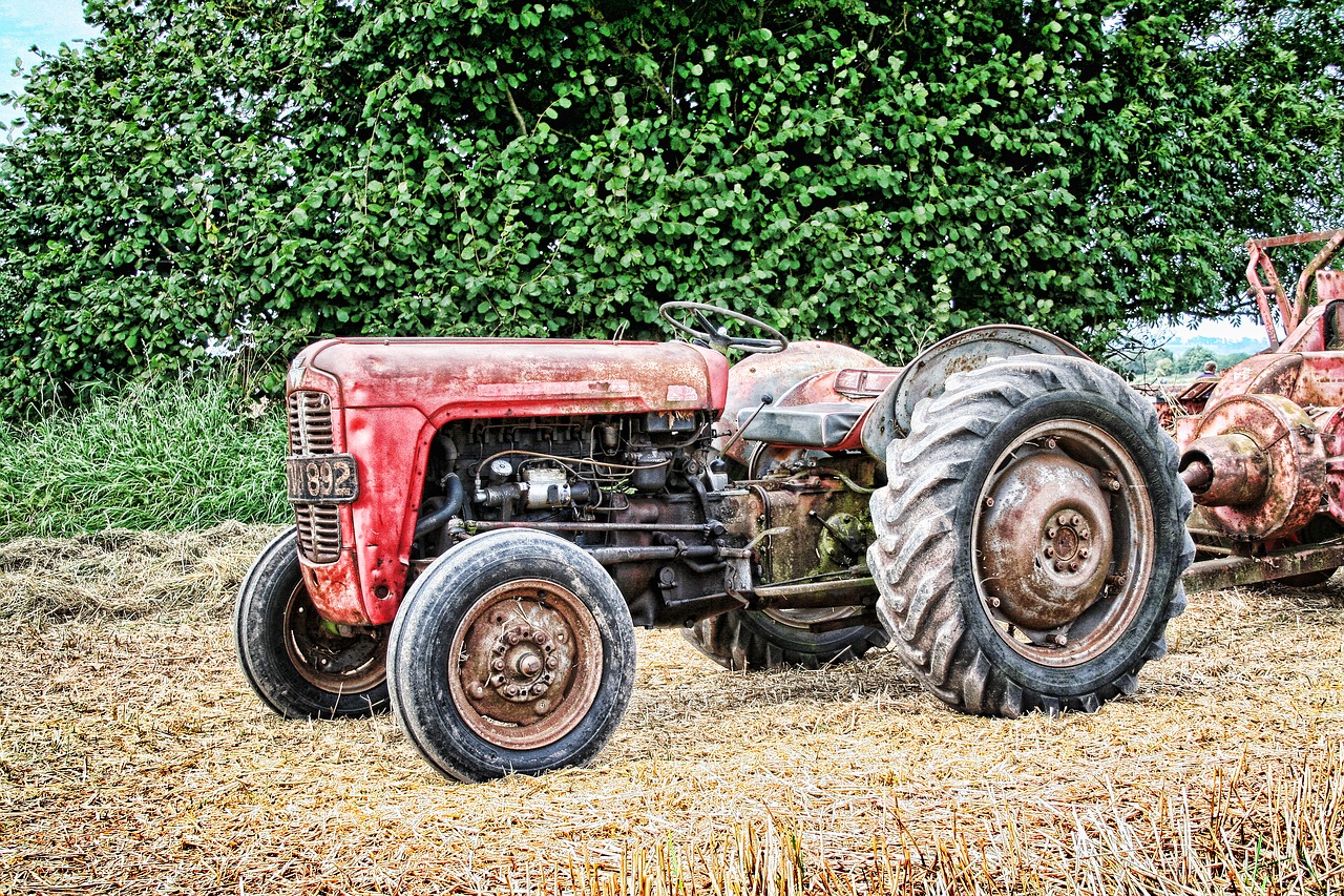 Image - tractor vintage farming agriculture