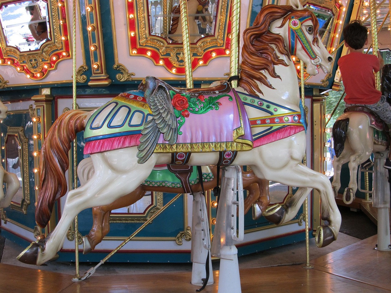 Image - wooden horse carousel merry go round