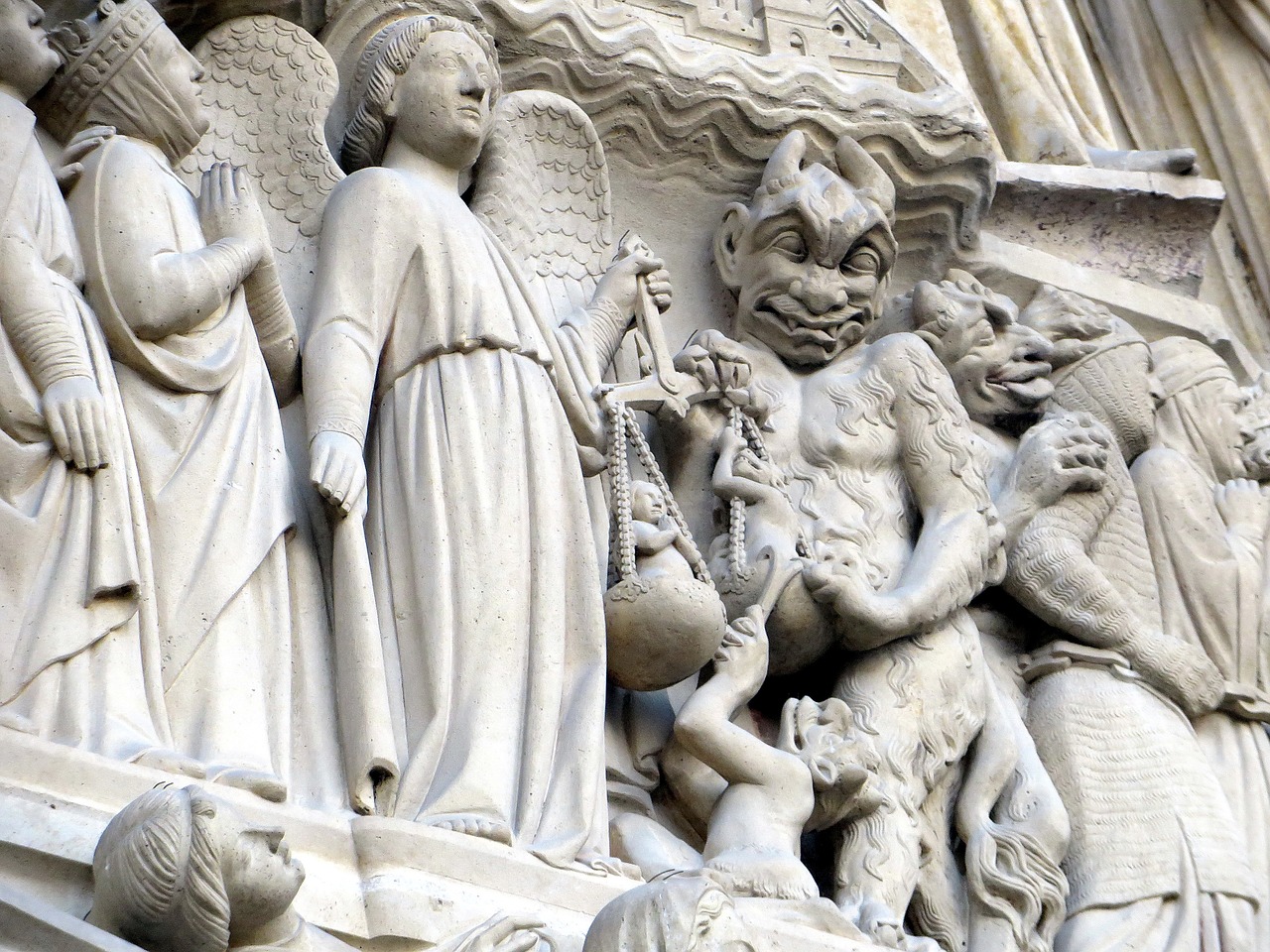 Image - devil archangel michael notre dame