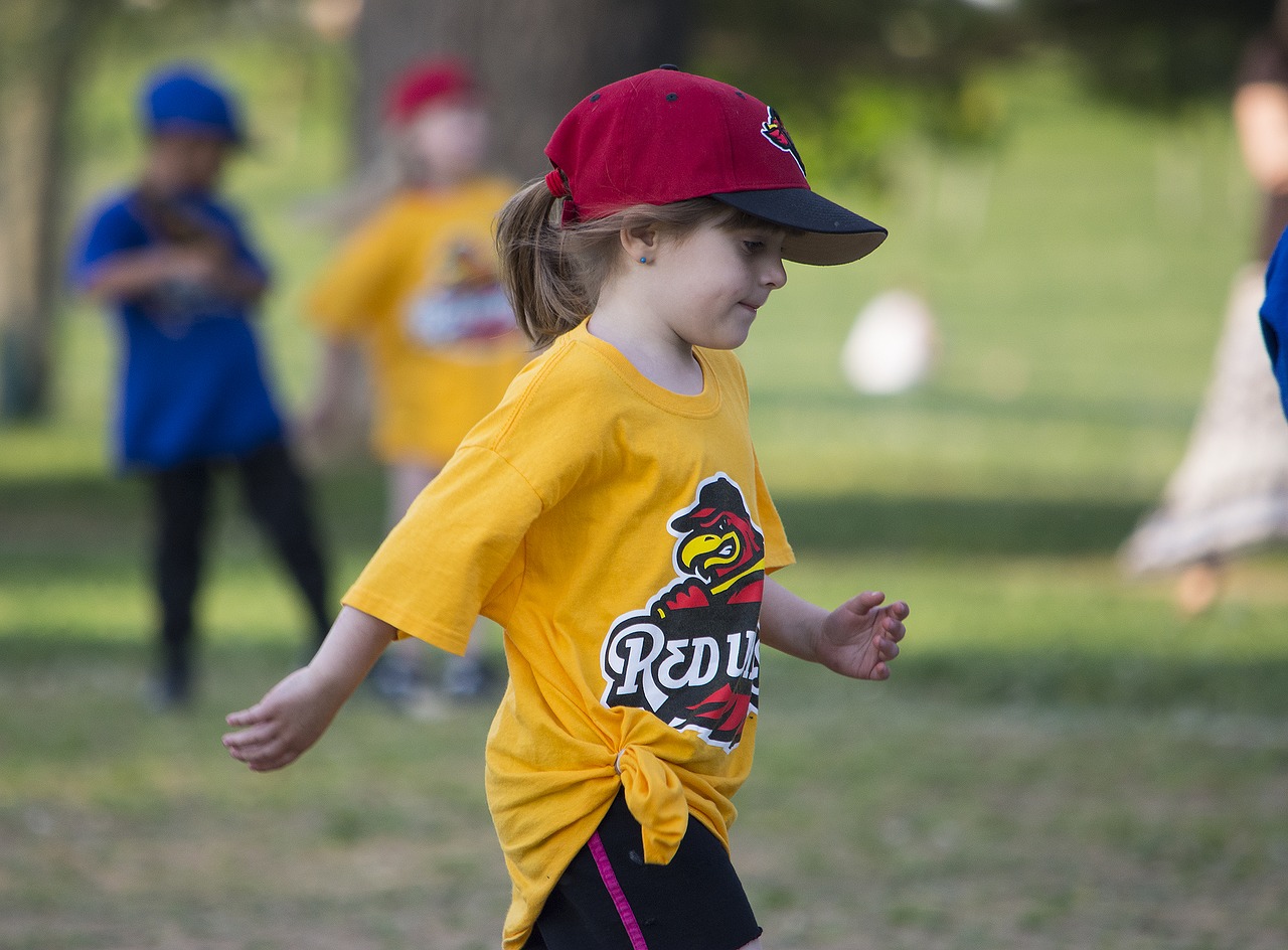 Image - child sport softball field team