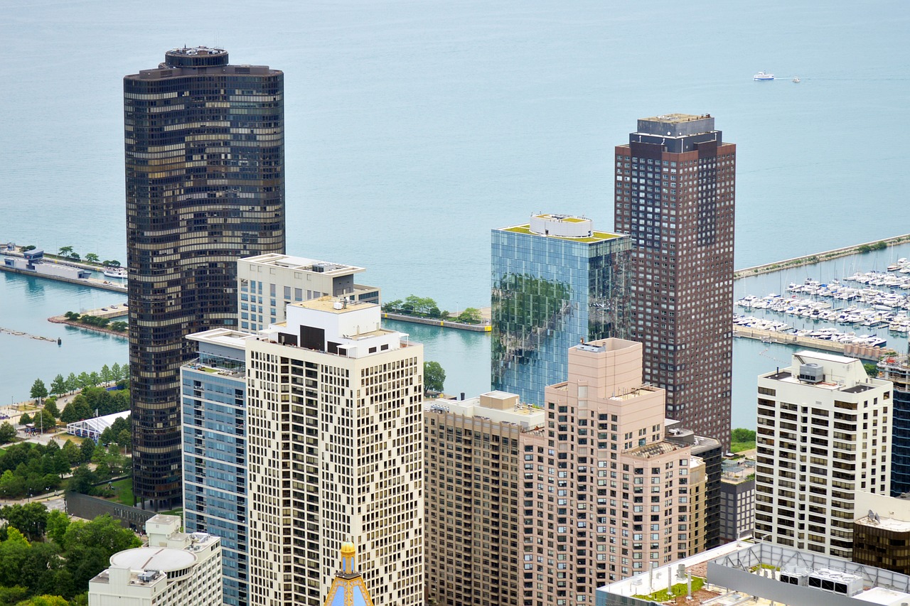 Image - downtown chicago lake michigan