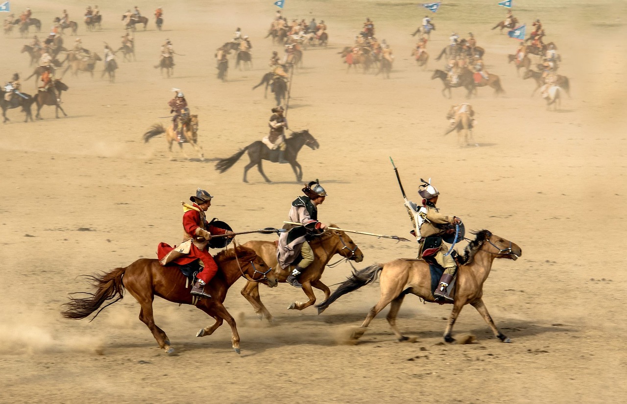 Image - horse mongolia warrior war battle