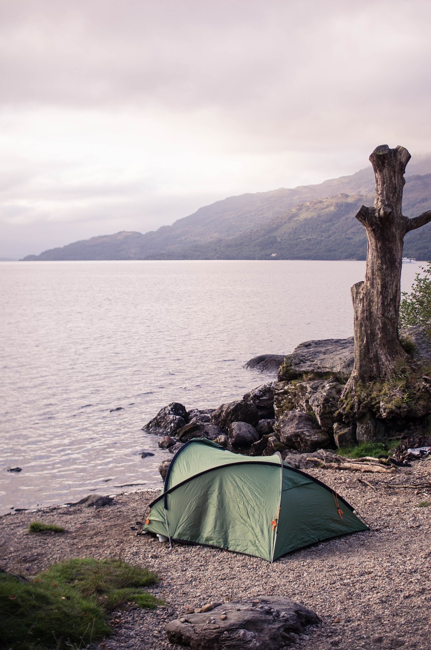 Image - camping scotland lake nature