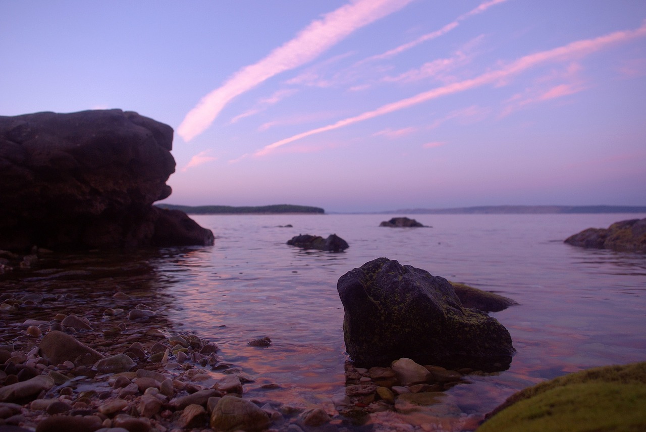 Image - sea water recovery evening