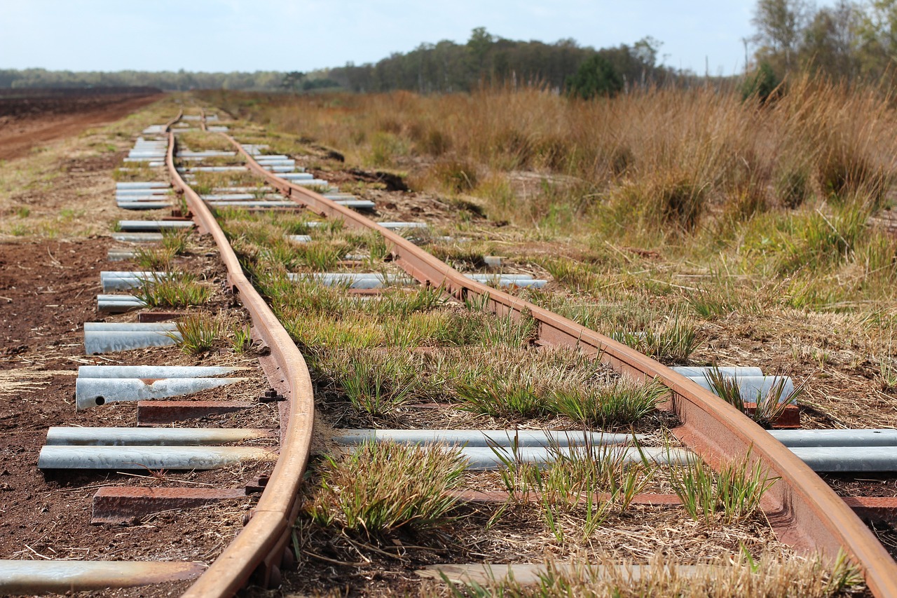 Image - railway rails seemed track nature