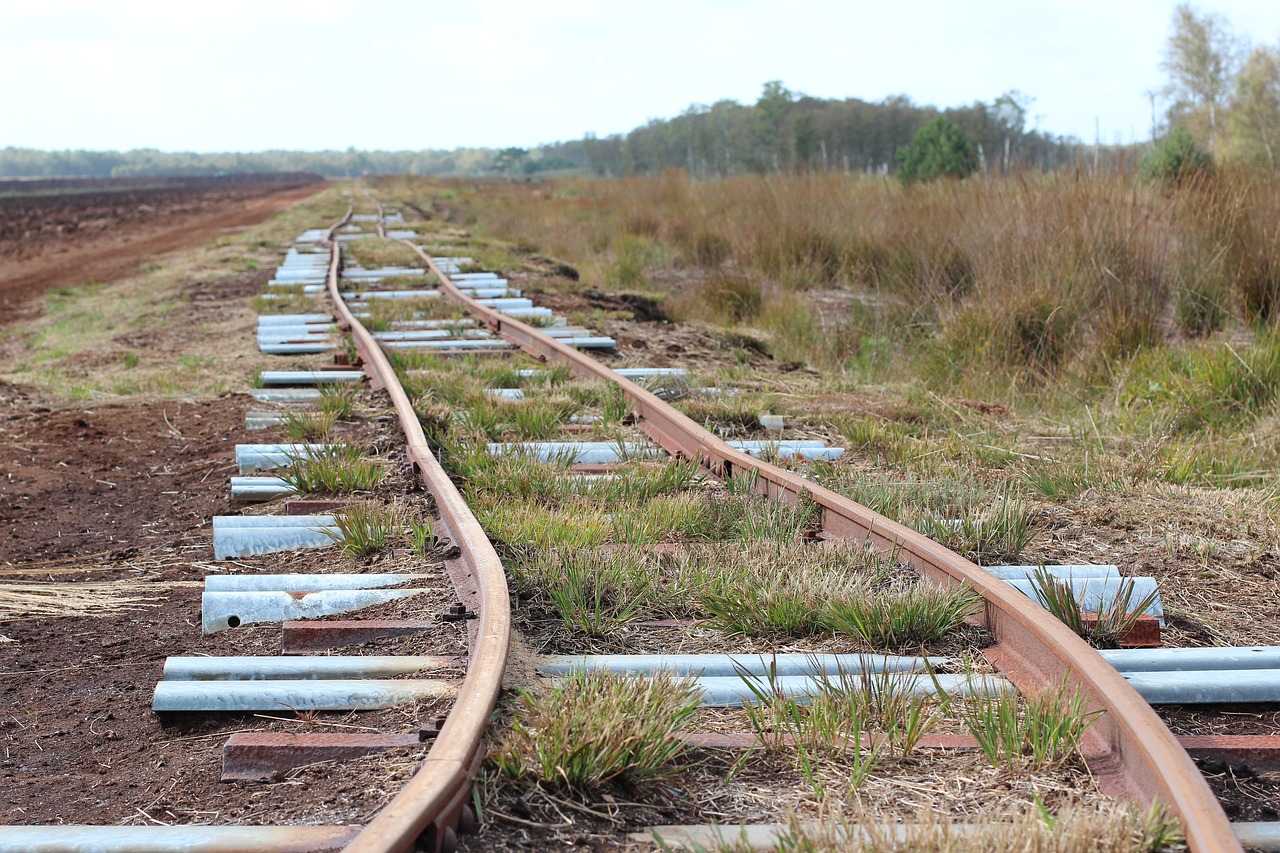 Image - railway rails seemed track nature