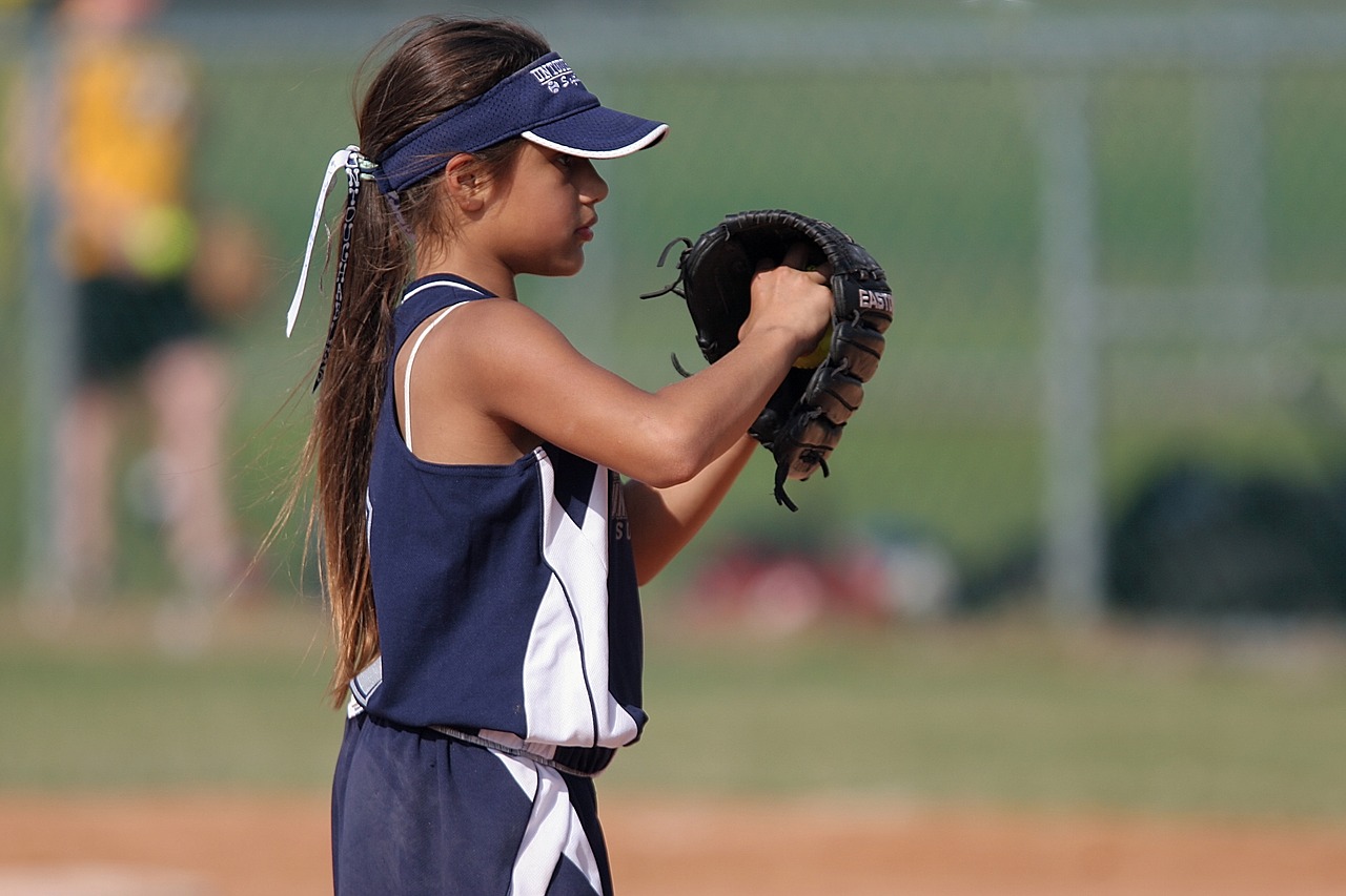 Image - softball pitcher female sport game