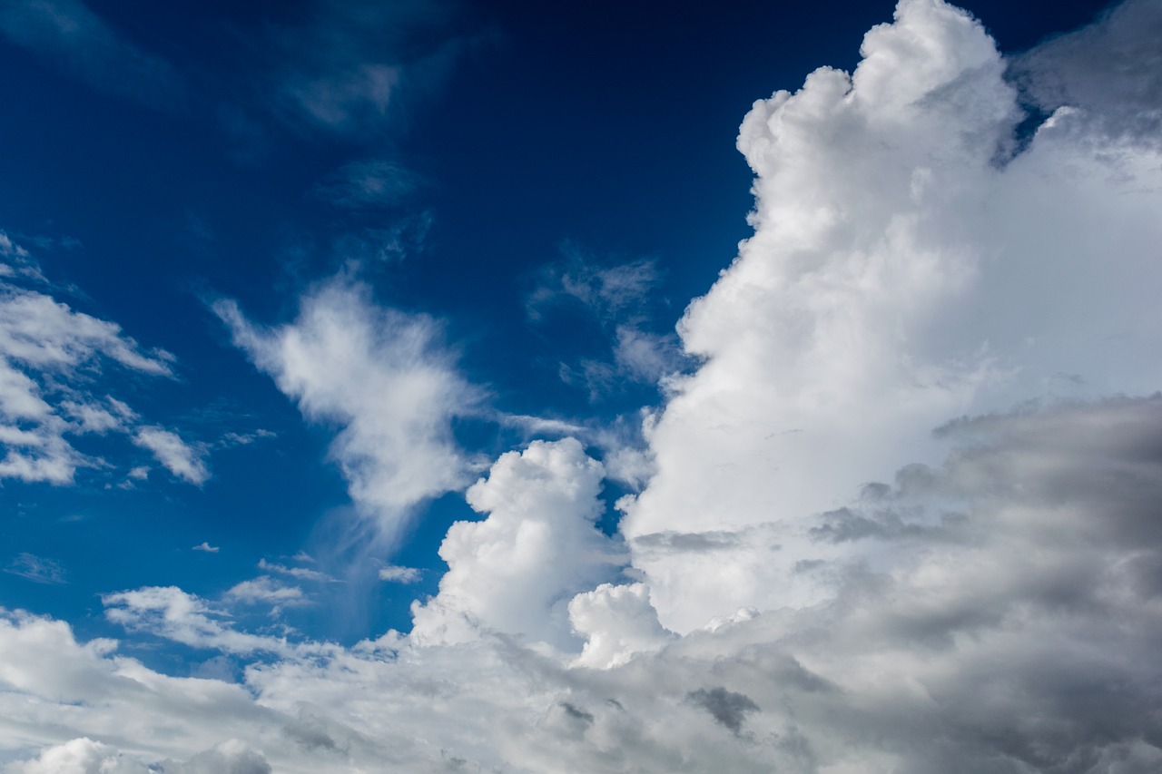 Image - blue sky clouds cloudporn weather