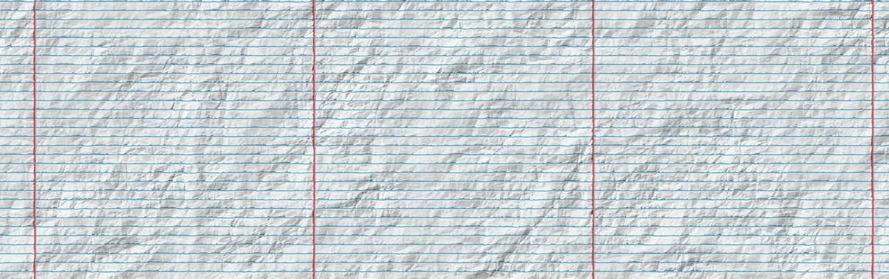 Image - banner header lined paper paper