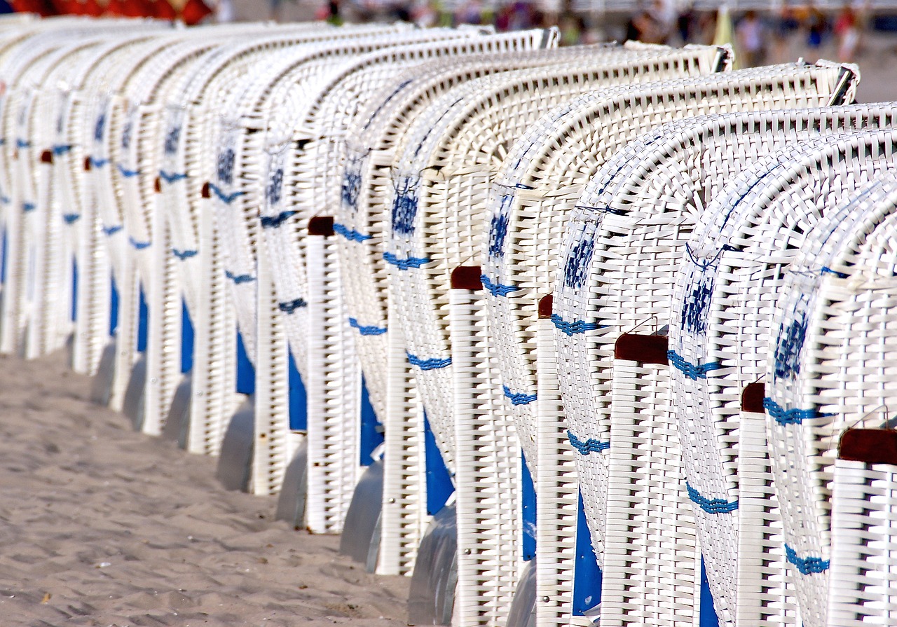 Image - beach chair white baltic sea summer