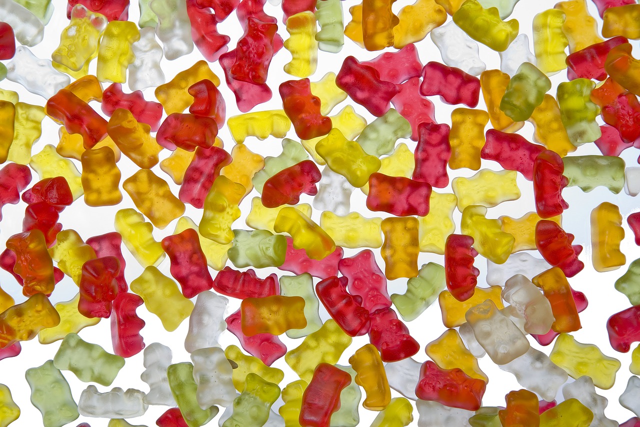 Image - gummibär wine rubber candy sweet