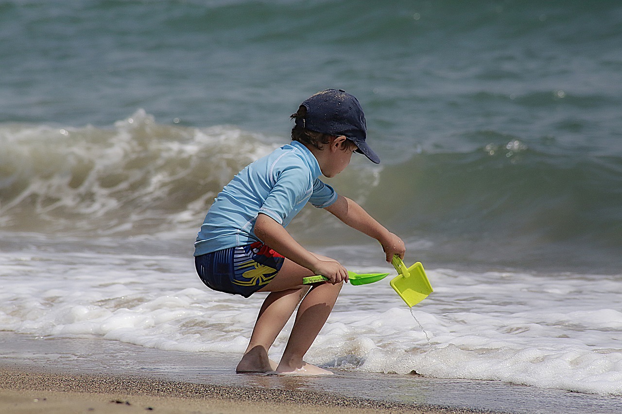 Image - beach child beach game summer sand