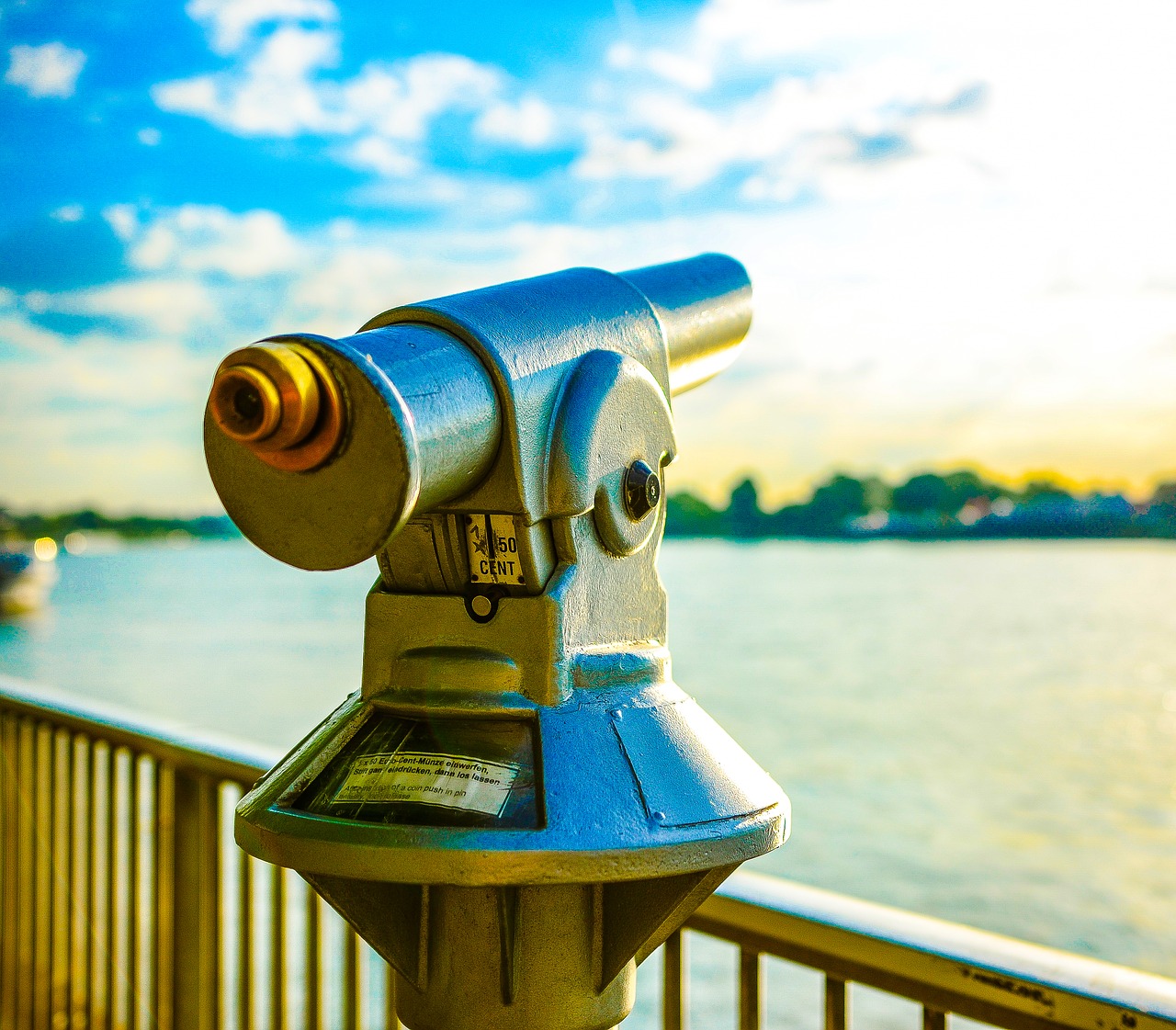 Image - rhine telescope river cologne