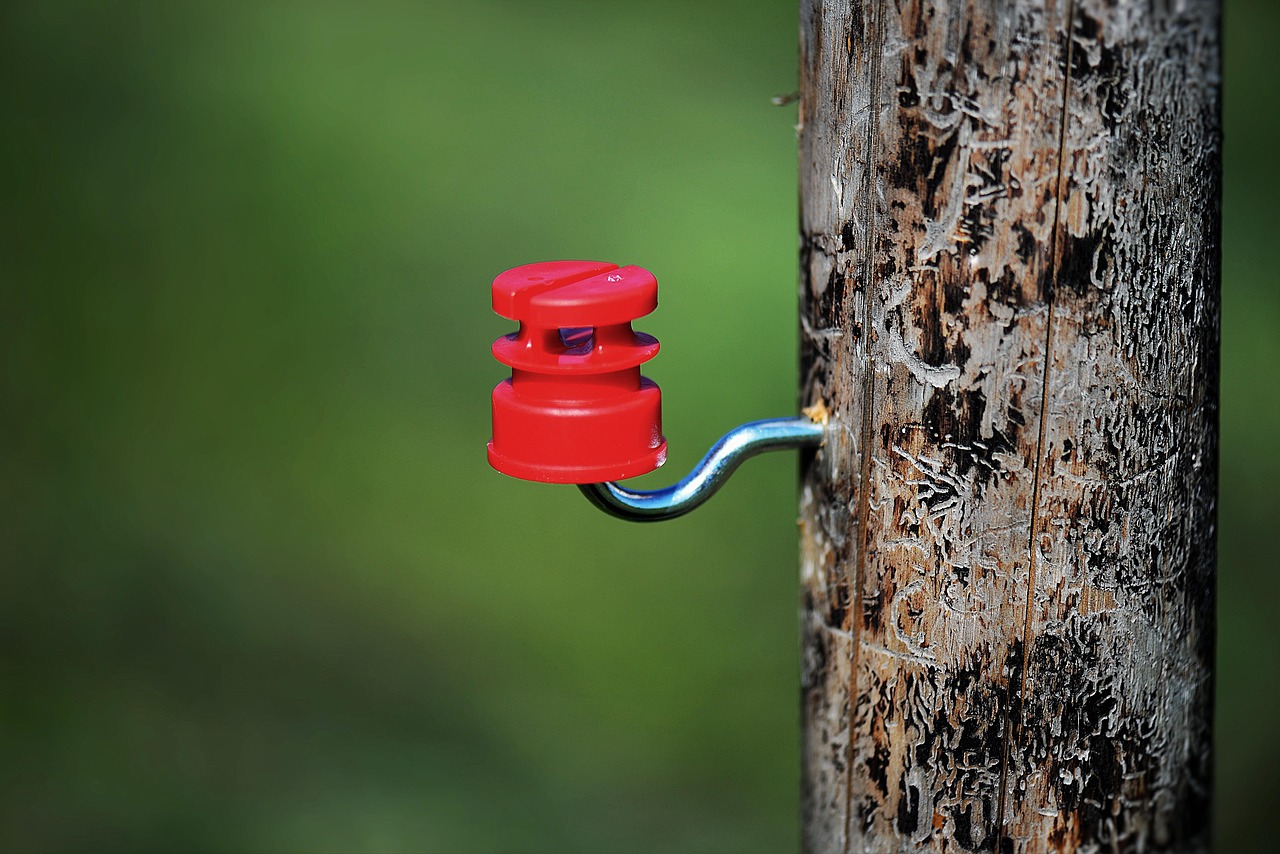 Image - pasture fence post insulator