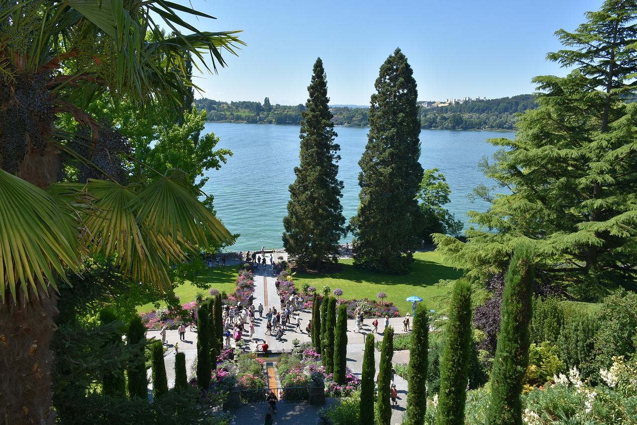 Image - mainau island lake constance lake