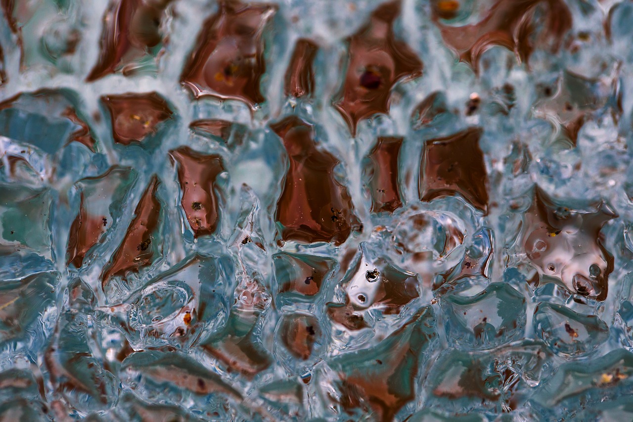 Image - ice facets background texture