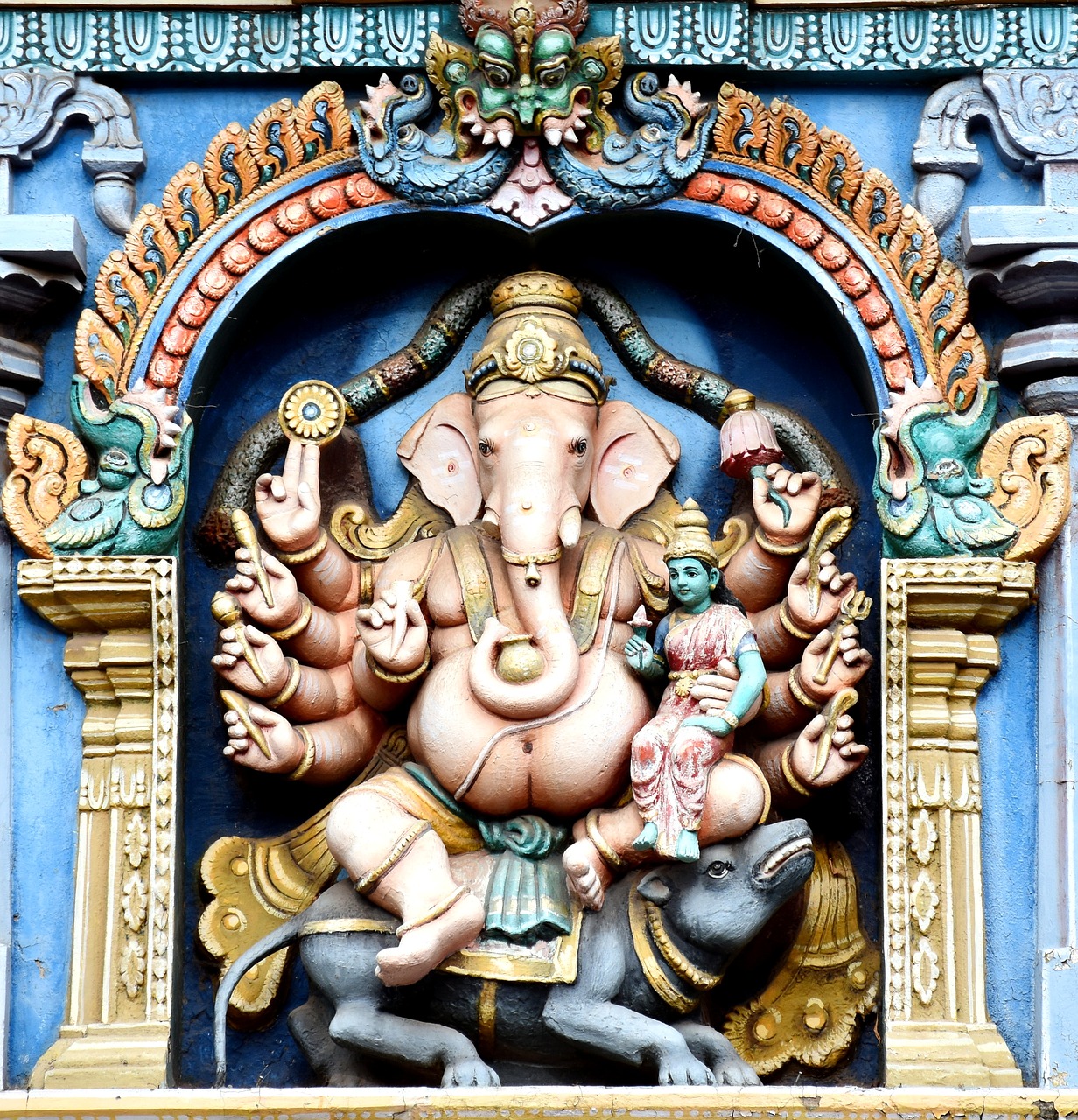 Image - ganesha parvathi devi madurai