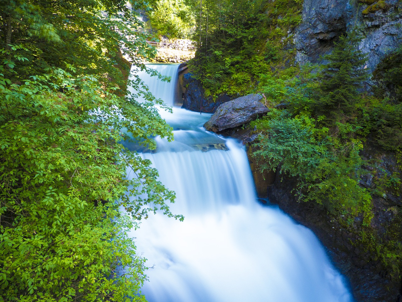 Image - waterfall schladming holiday water